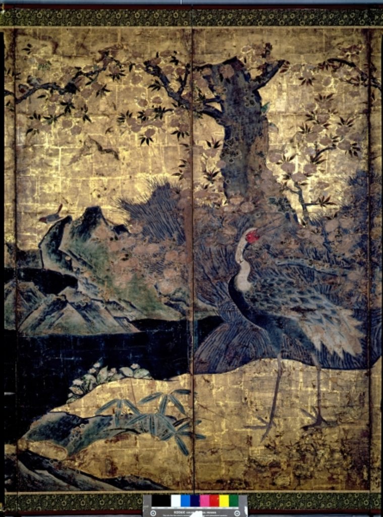 Detail of Birds and Flowers of the Four Seasons by Kano Soshu