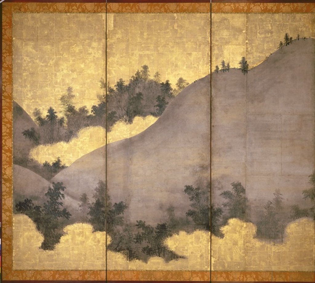 Detail of Summer Landscape by Linkoku Linkoku