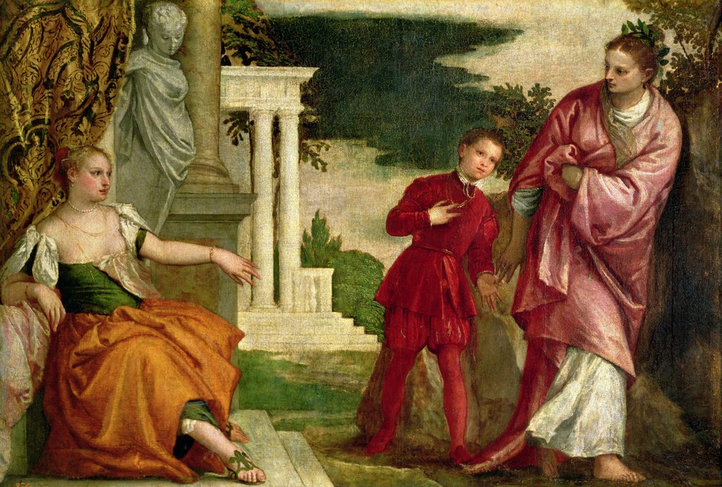 Detail of A Young Man Between Virtue and Vice by (1528-88) Veronese