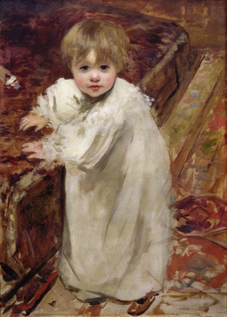 Detail of Colette's First Steps, 1895 by Henri Gervex