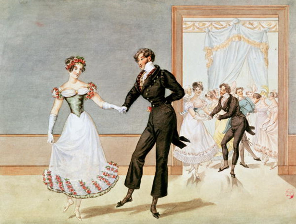 Detail of A Ball by French School