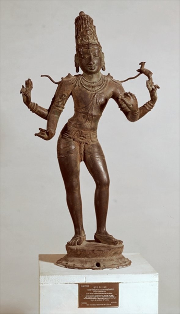 Detail of Shiva Vinadhara Dakshina-Murti, Dravidian by School Indian