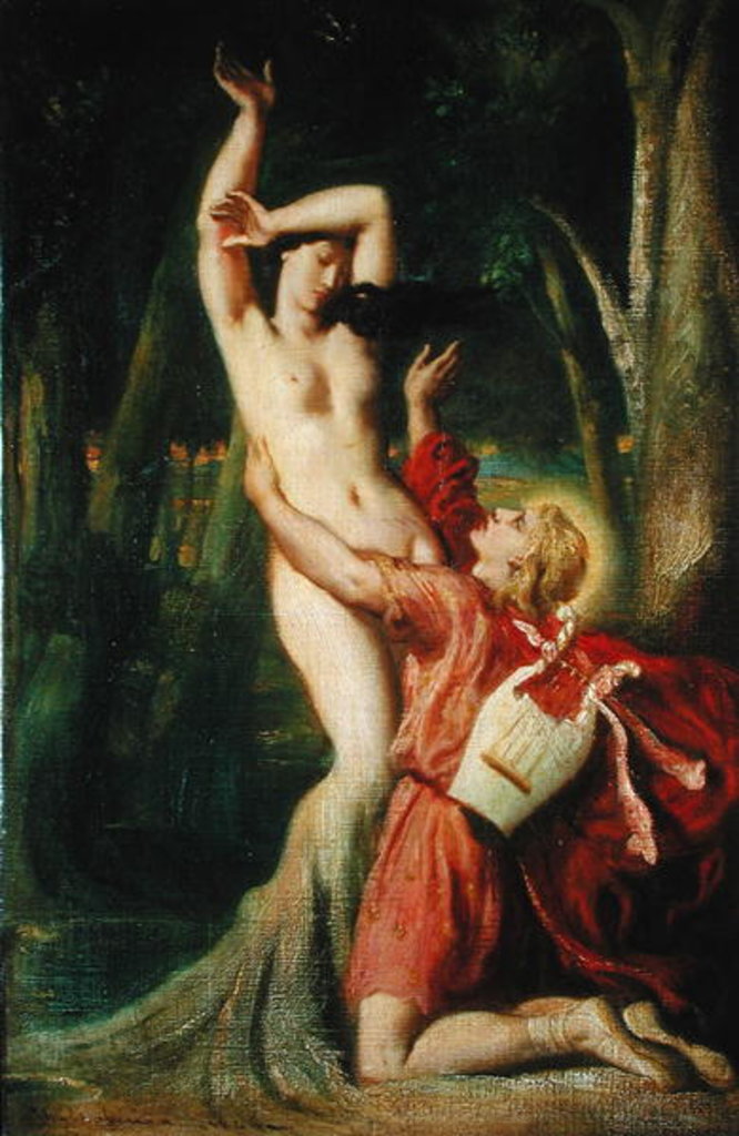 Detail of Apollo and Daphne, c.1845 by Theodore Chasseriau