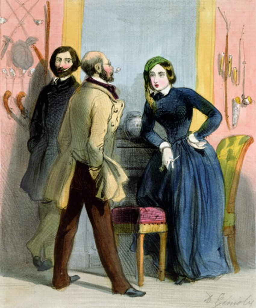 Detail of The Literary Lioness by Alfred Andre Geniole