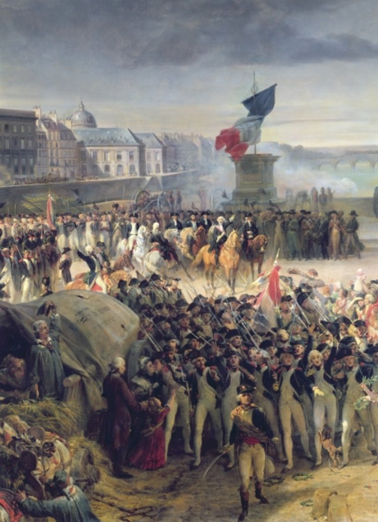 Detail of The Garde Nationale de Paris Leaves to Join the Army in September 1792, c.1833-36 by Leon Cogniet