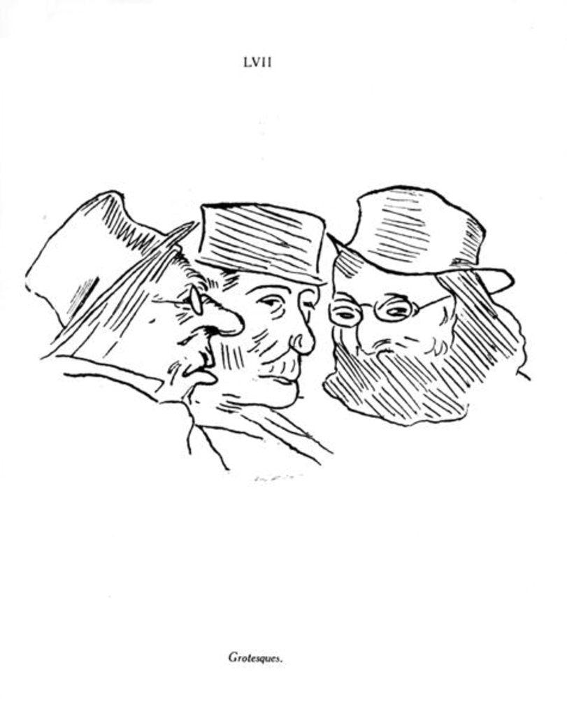 Detail of Grotesques by Arthur Rimbaud