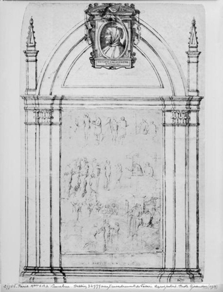 Detail of Scenes from the Life of a Saint by Aretino Luca Spinello or Spinelli