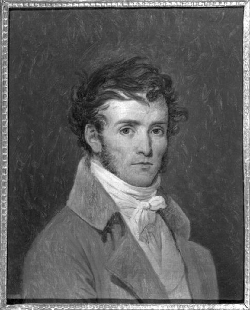 Detail of Self Portrait by Baron Pierre-Narcisse Guerin