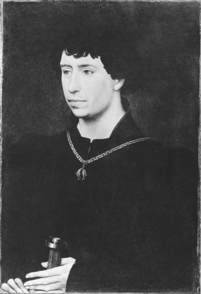 Detail of Portrait of Charles the Bold last Duke of Burgundy by Rogier van der Weyden