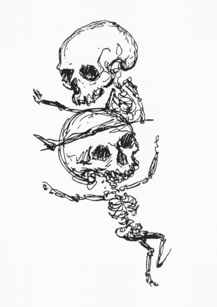 Detail of Skeletons by Jules Laforgue
