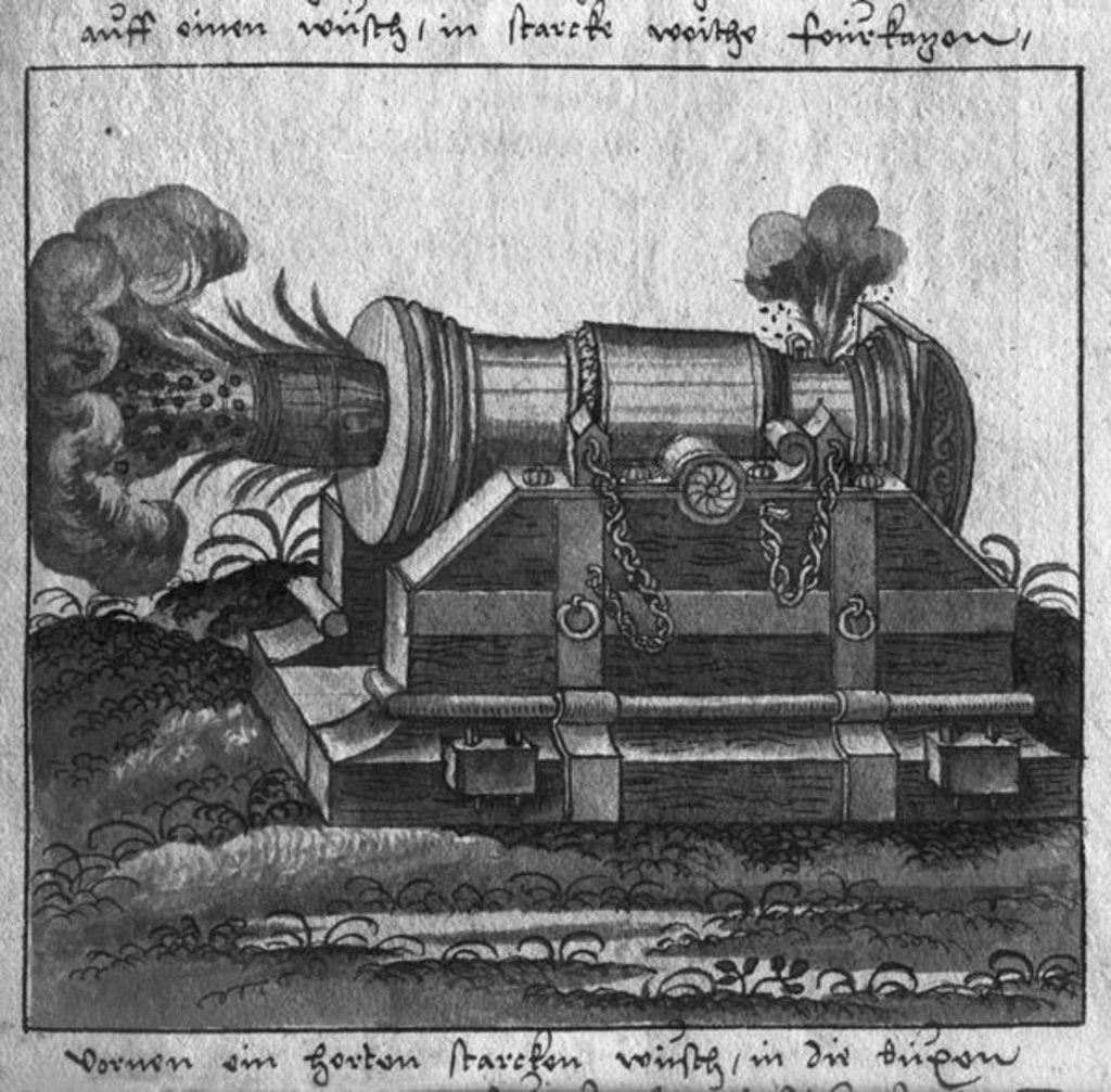 Detail of Cannon by German School