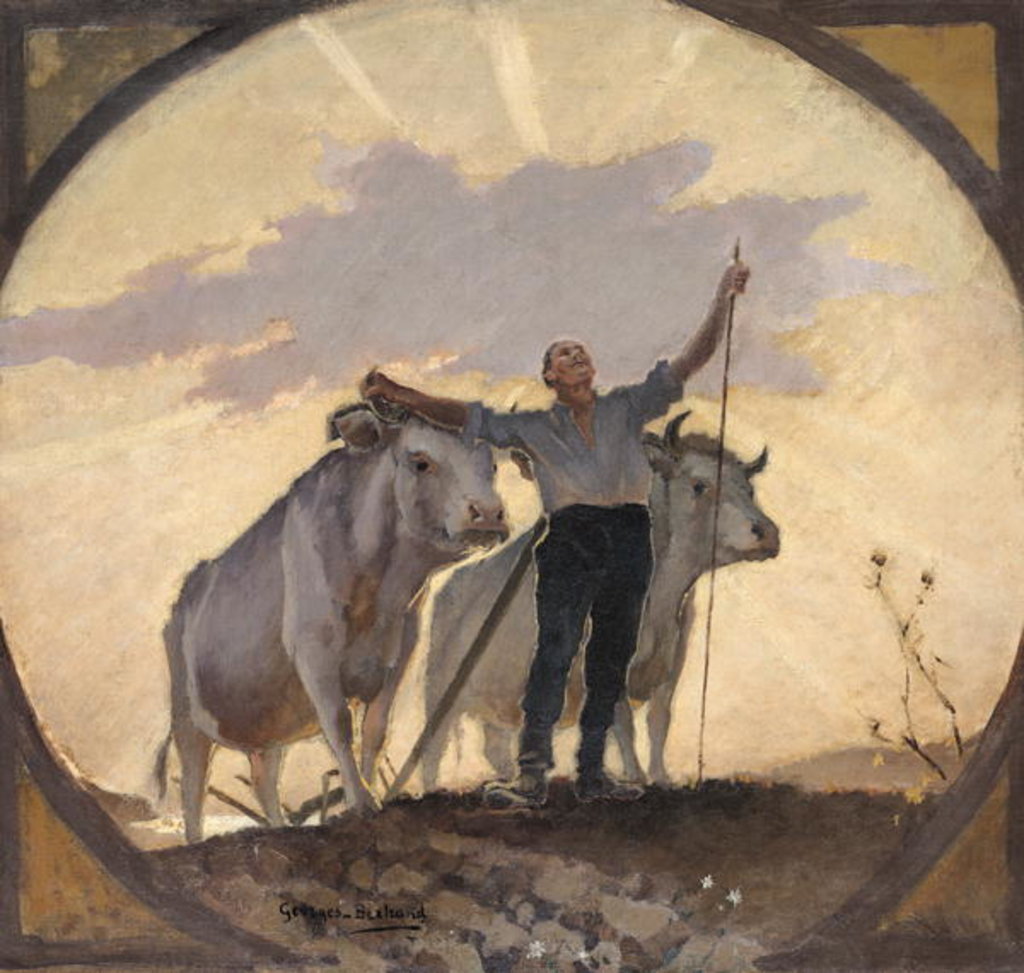 Detail of Hymn of the Earth to the Sun, 1892 by Georges Jules Bertrand