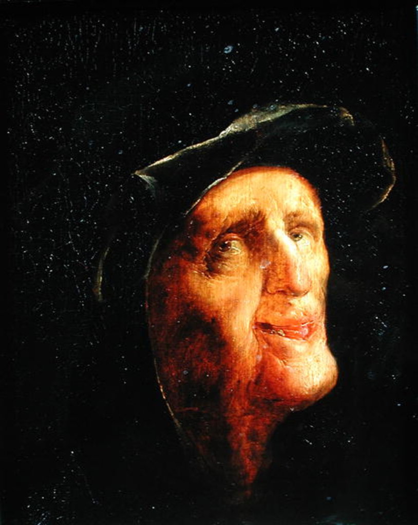 Detail of A Woman Laughing by Jan van de Venne