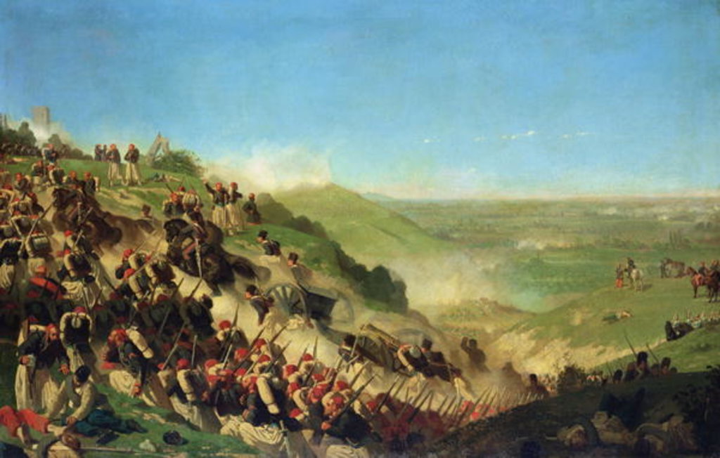 Detail of The Battle of Solferino, 24th June 1859 by Paul Alexandre Protais