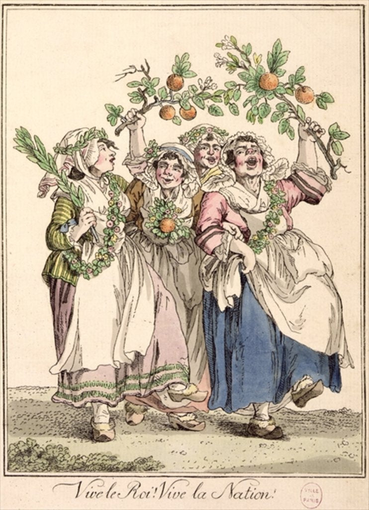 Detail of Vive le Roi, Vive la Nation by French School