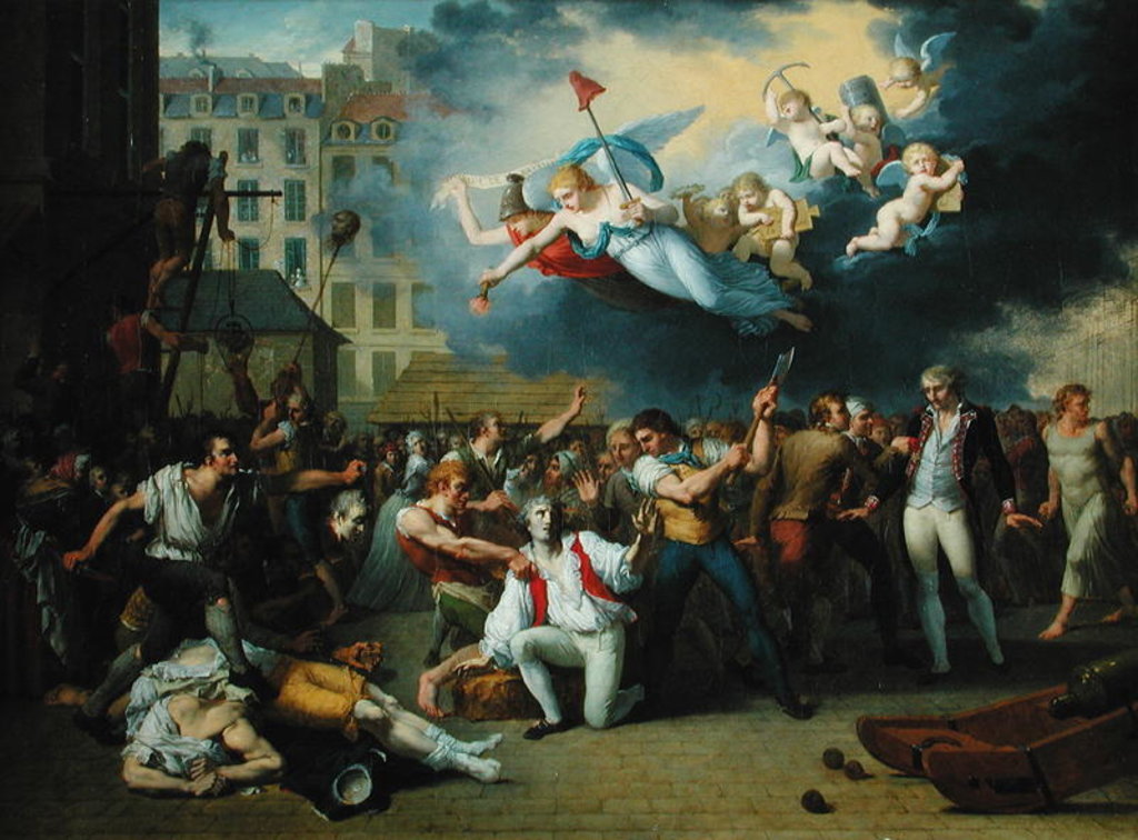 Detail of Massacre of the Marquis de Pellepont, 14th July 1789 by Charles Thevenin