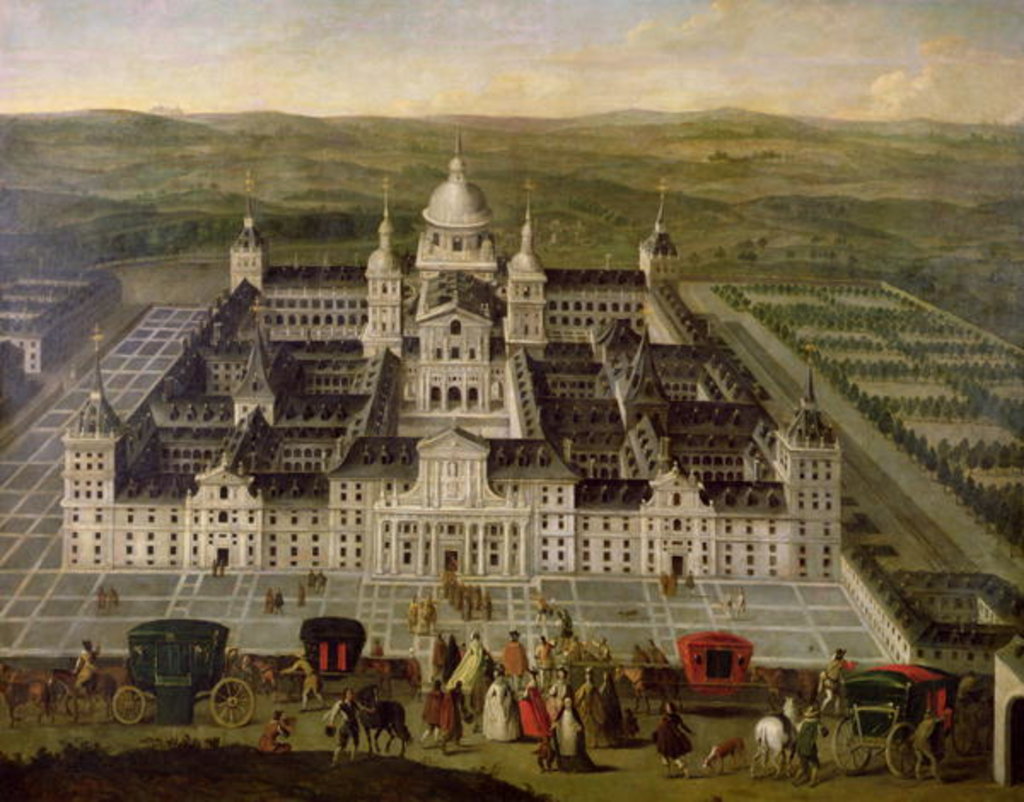 Detail of View of El Escorial by Spanish School