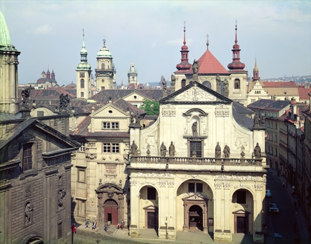 Detail of The Church of St. Saviour in Krizovnice Namesti, Prague, Czech Republic, built 1578-1601 by Anonymous