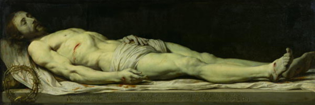 Detail of The Dead Christ on his Shroud by Philippe de Champaigne