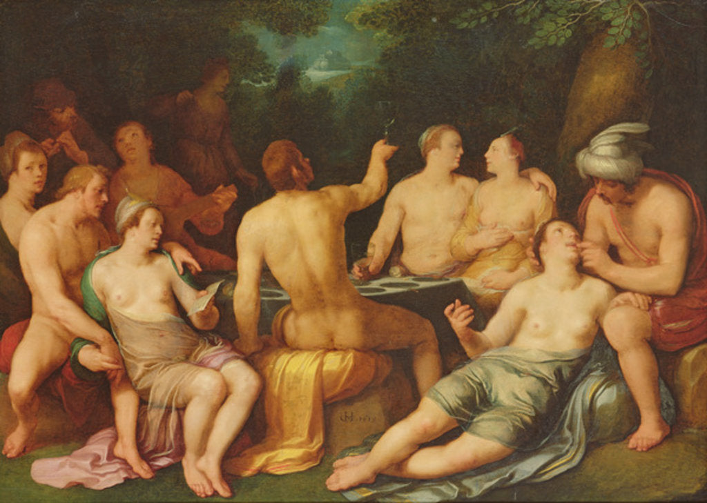 Detail of The Corruption of the World Before the Flood, 1619 by Cornelis Cornelisz. van Haarlem