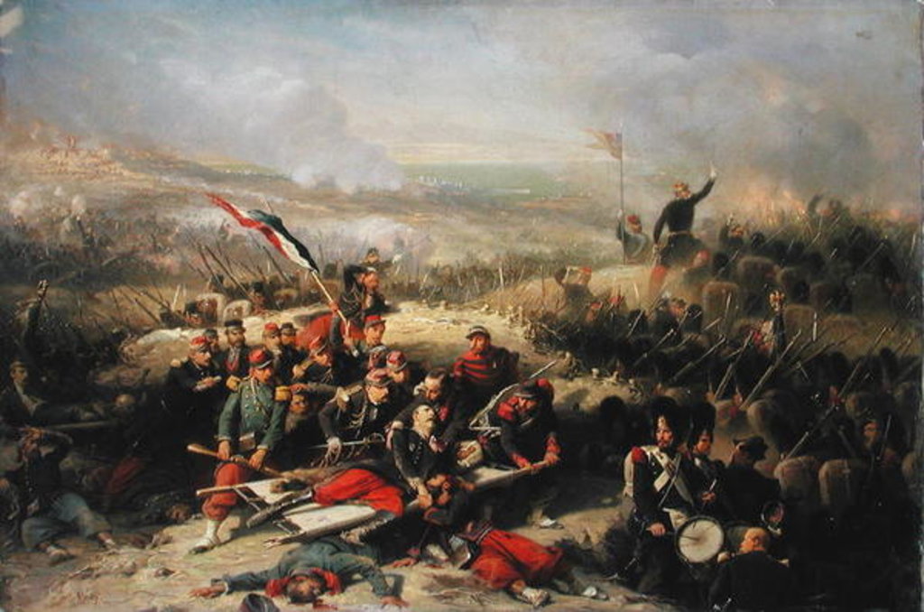 Detail of The Taking of Malakoff, 8th September 1855 by Adolphe Yvon