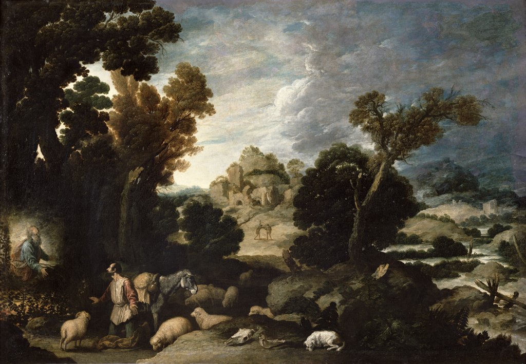 Detail of The Burning Bush, c.1635 by Francisco Collantes