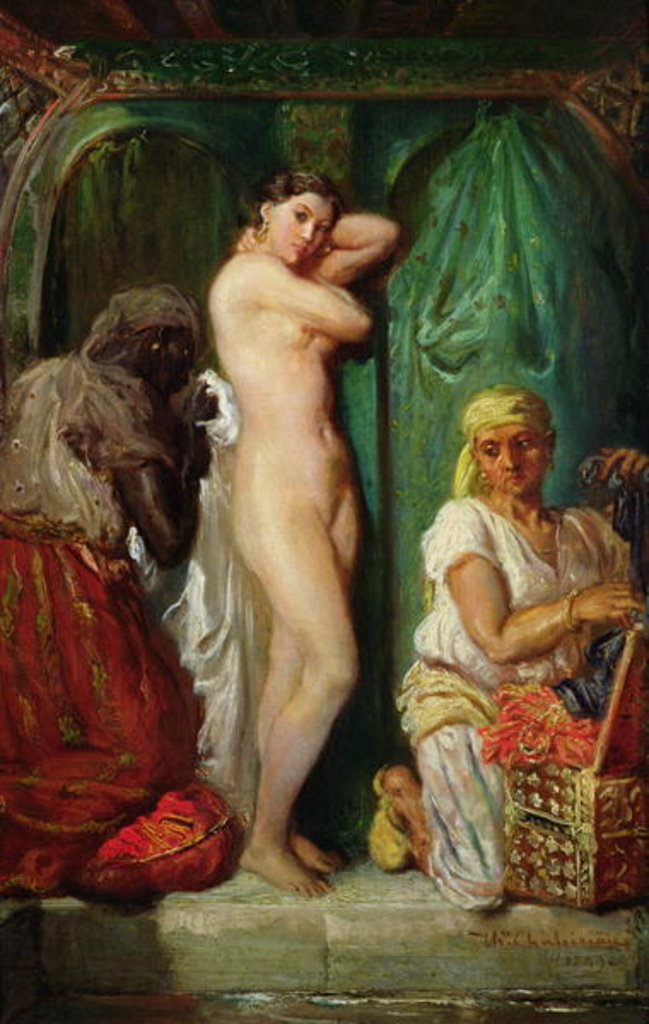 Detail of The Bath in the Harem, 1849 by Theodore Chasseriau