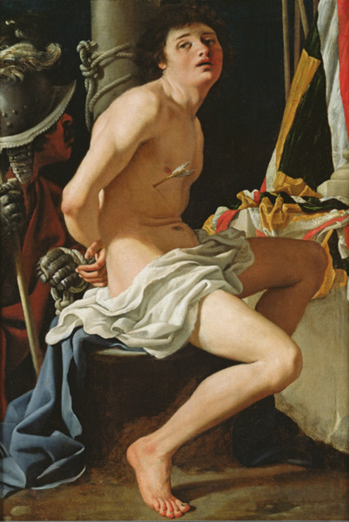 Detail of Martyrdom of St. Sebastian by Bartolomeo Schedoni