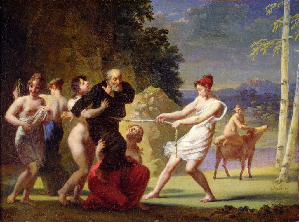 Detail of The Temptation of St. Anthony by Jacques Antoine Vallin