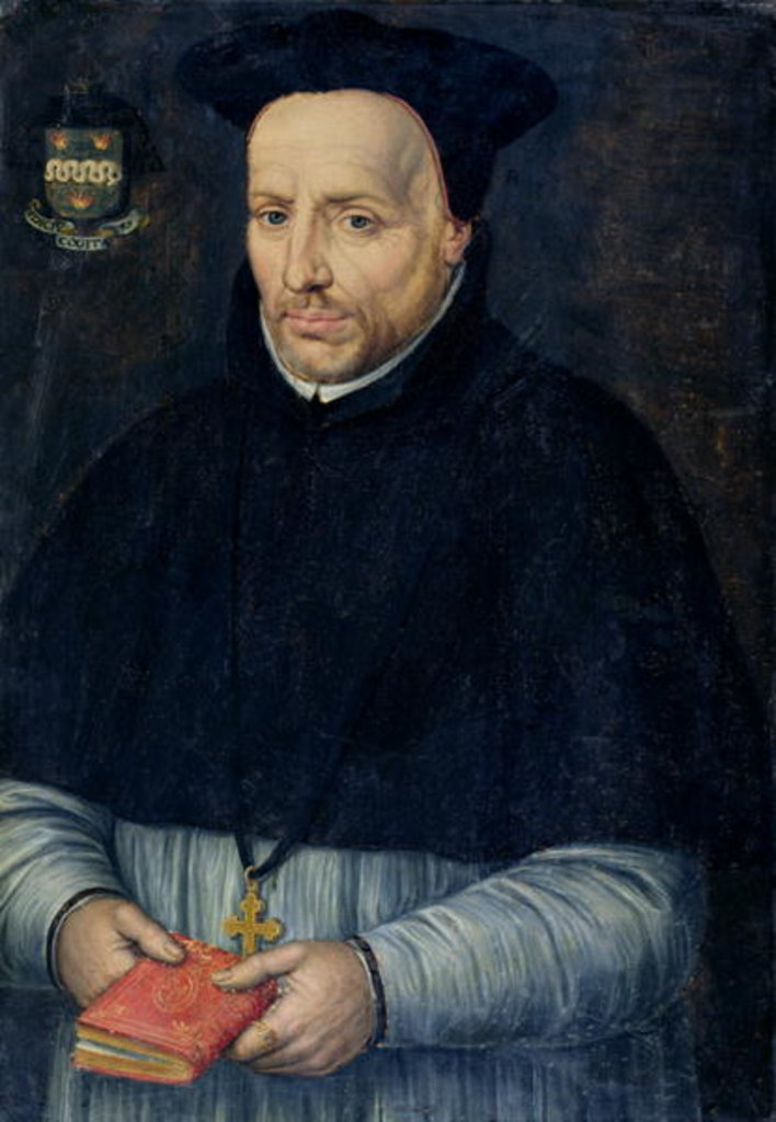 Detail of Cornelius Jansen by Dutch School