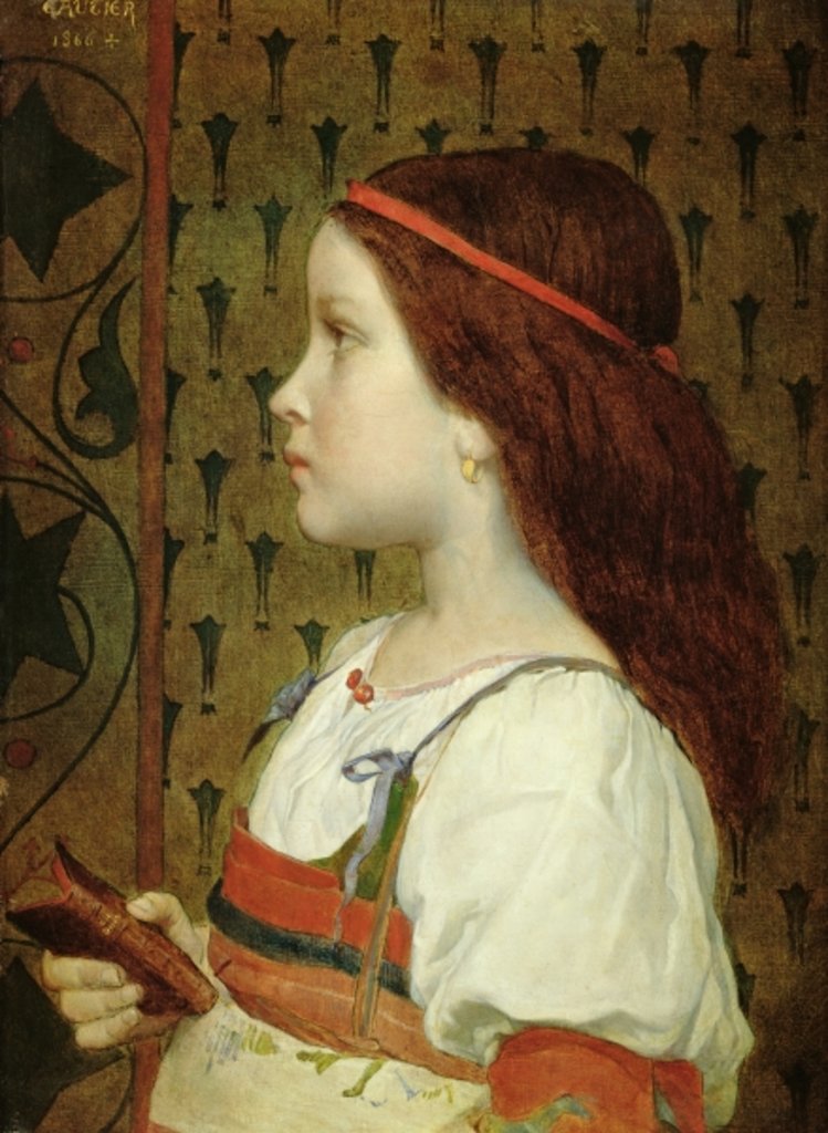 Detail of Head of a Child, 1866 by Etienne Gautier