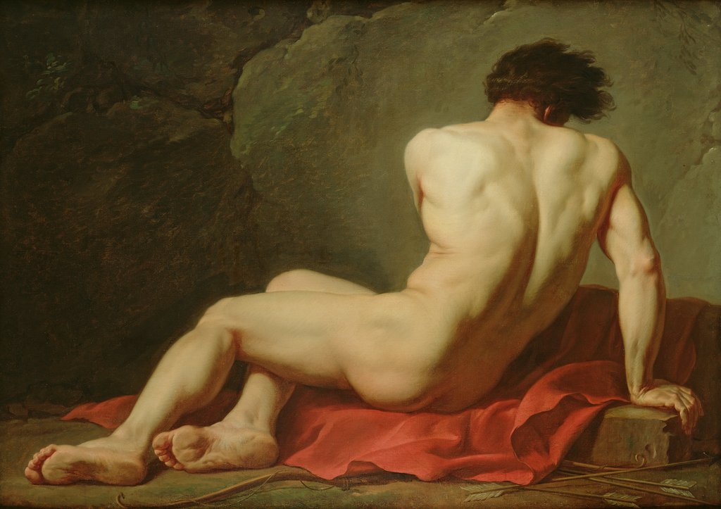 Detail of Patroclus, 1780 by Jacques Louis David