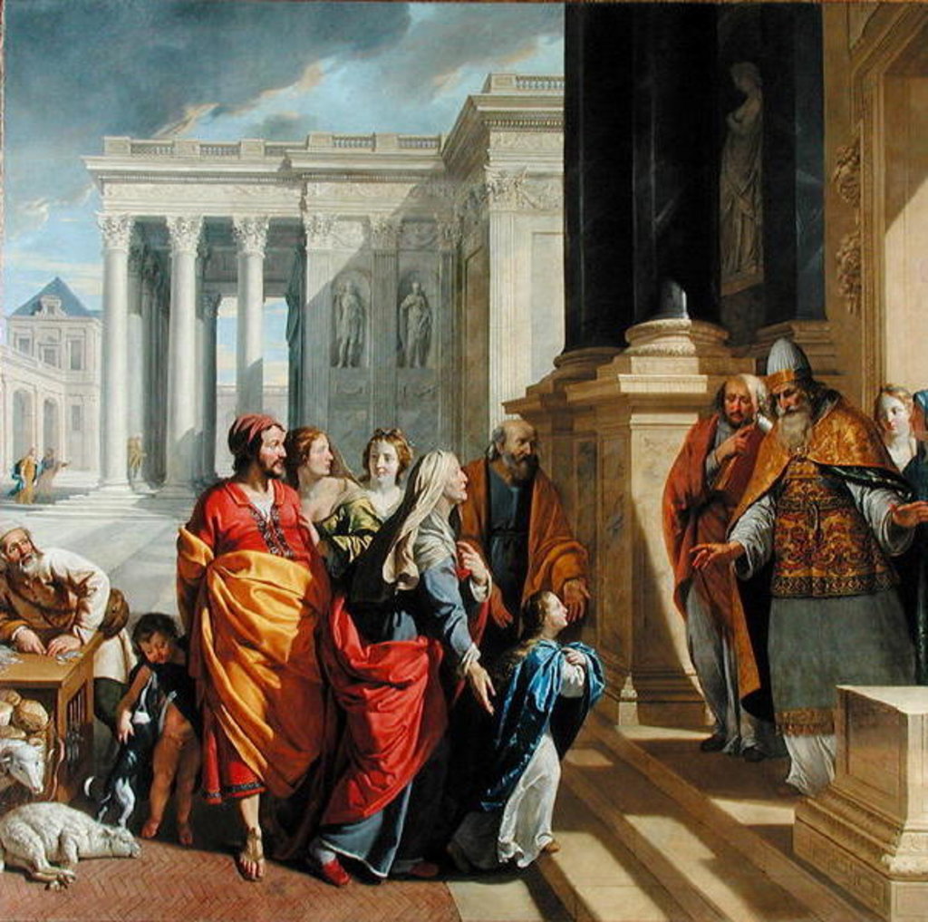 Detail of Presentation of the Virgin in the Temple, 1639-40 by Philippe de Champaigne