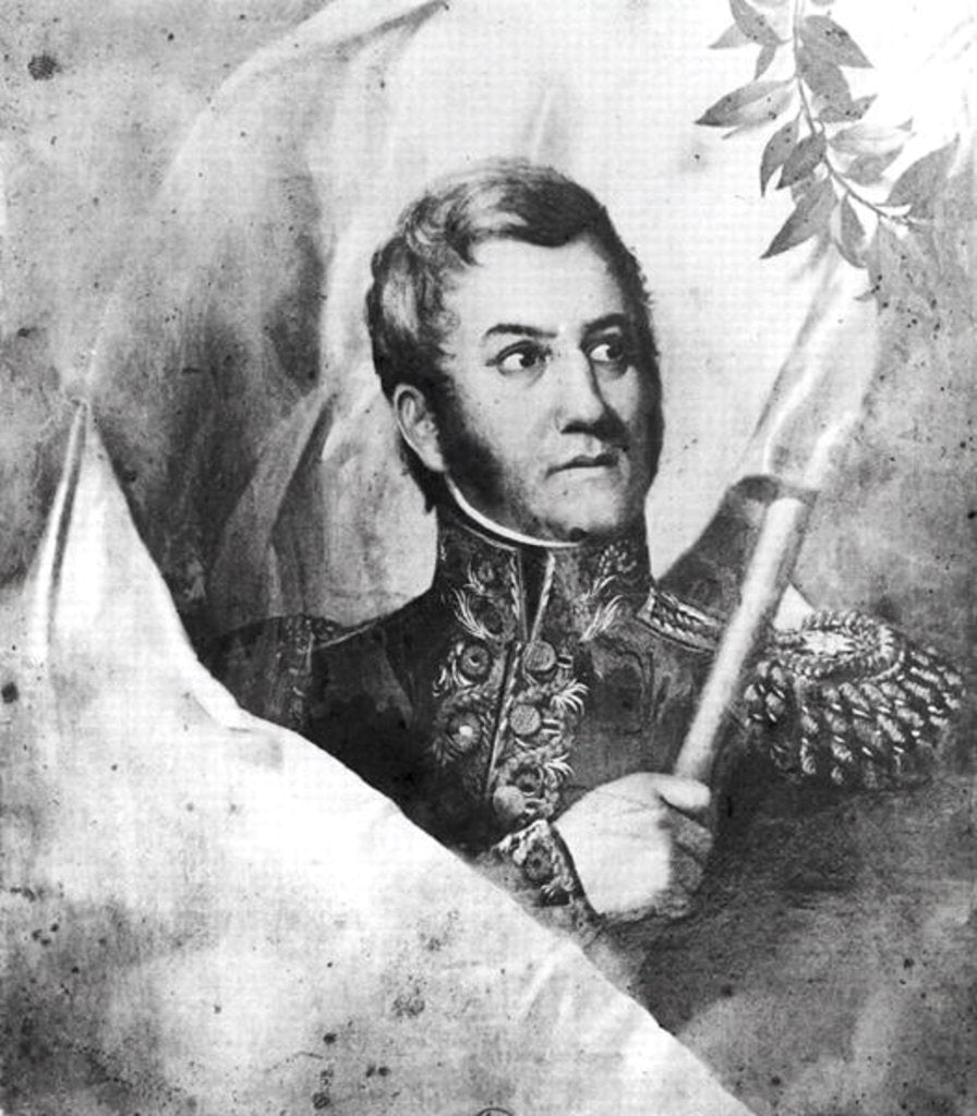 Detail of General Jose de San Martin by French School