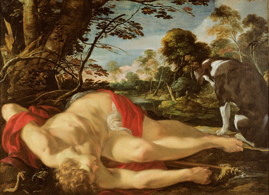 Detail of Dead Adonis, c.1624-28 by Laurent de La Hyre