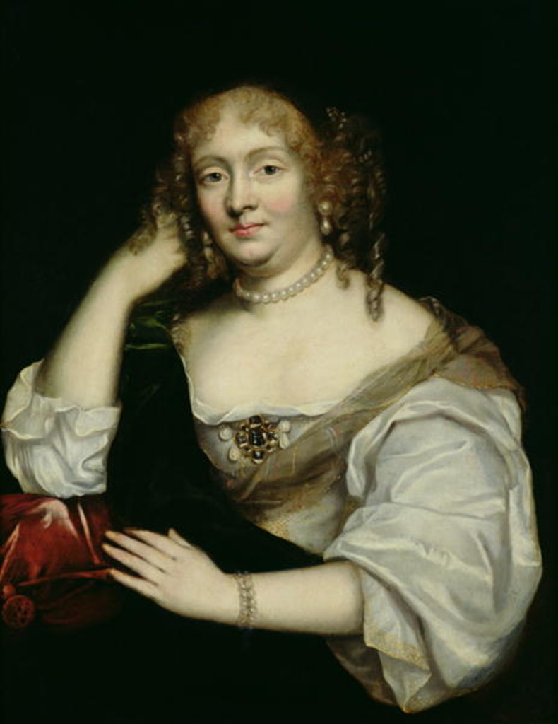 Detail of Portrait of Madame de Sevigne, after 1670 by French School