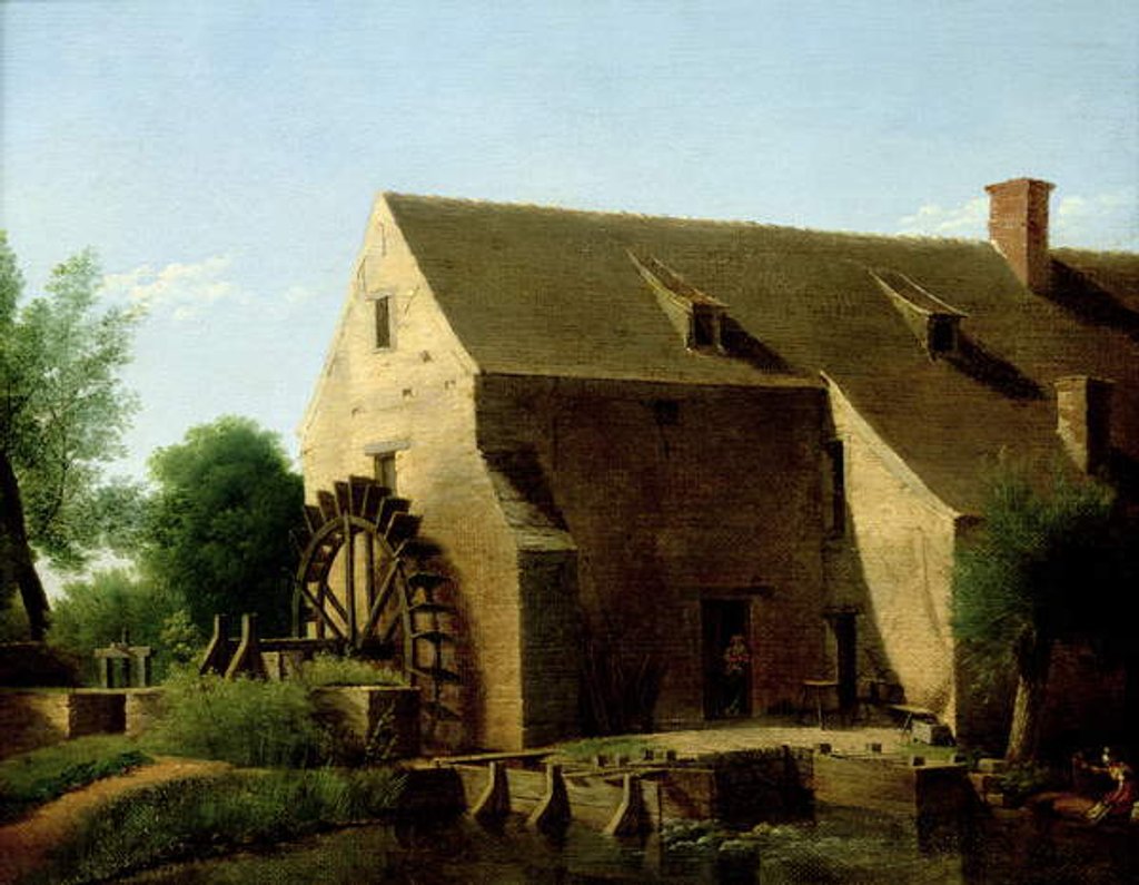 Detail of A Mill, 1800-06 by Jean Victor Bertin