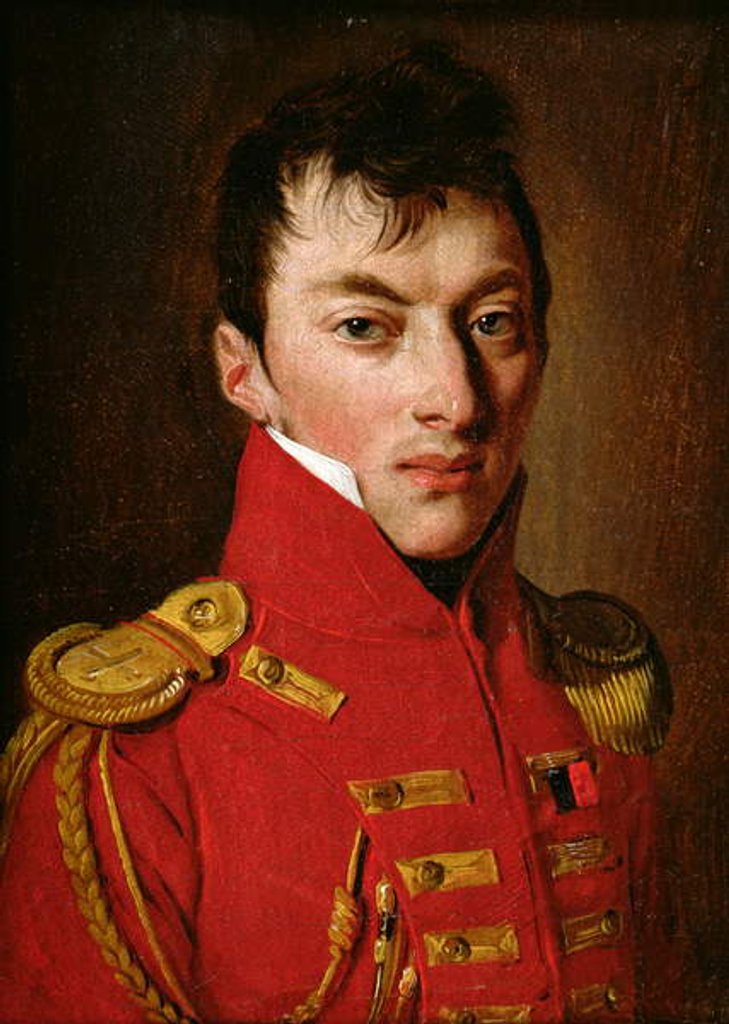 Detail of Captain of the Company by Louis Leopold Boilly