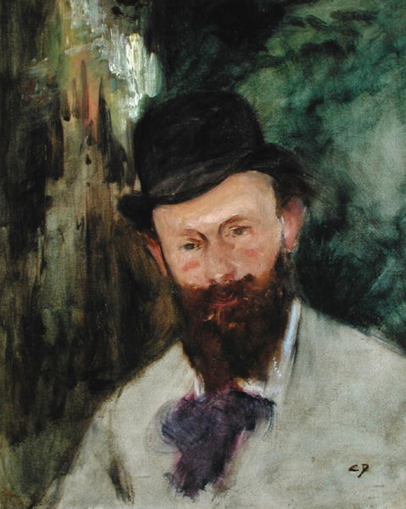 Detail of Portrait of Edouard Manet c.1880 by Charles Emile Auguste Carolus-Duran