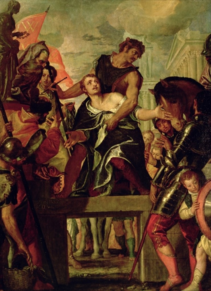 Detail of Martyrdom of St. Menas by (1528-88) Veronese