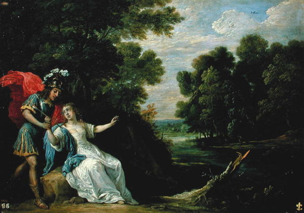 Detail of The Reconciliation of Rinaldo and Armida, 1836 by David the Younger Teniers