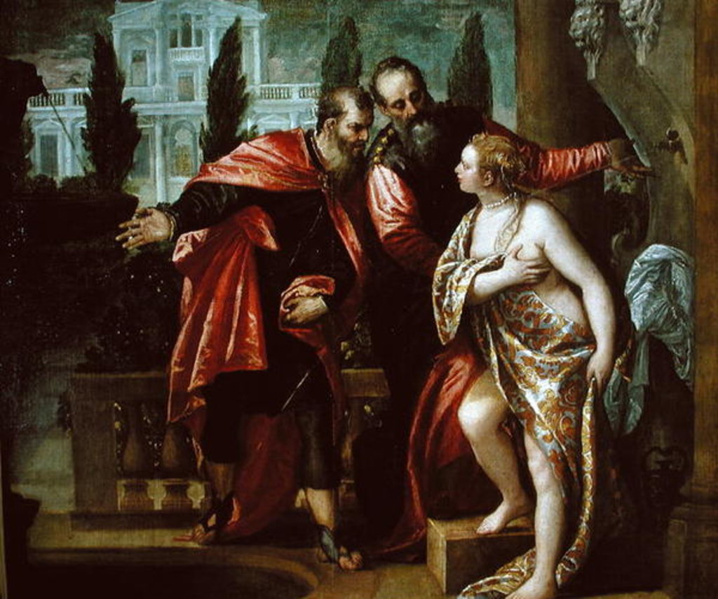 Detail of Susanna and the Elders by Veronese