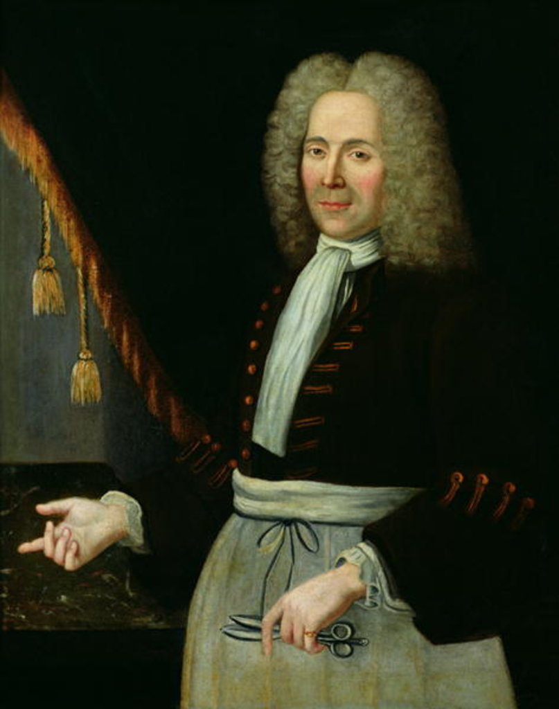 Detail of Portrait of Antoine Thibault by French School