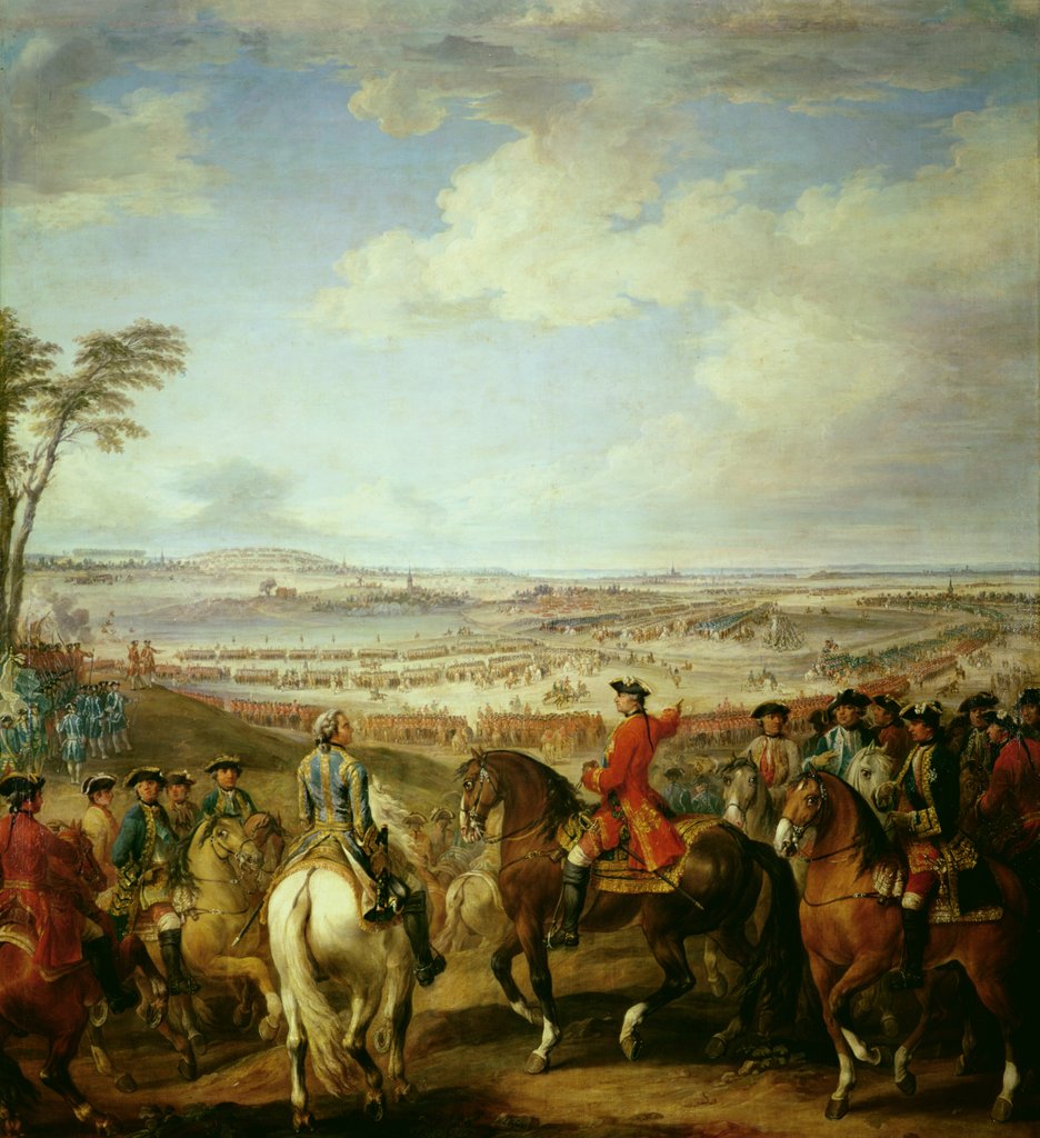 Detail of The Battle of Lawfeld, 2nd July 1747 by Pierre Lenfant