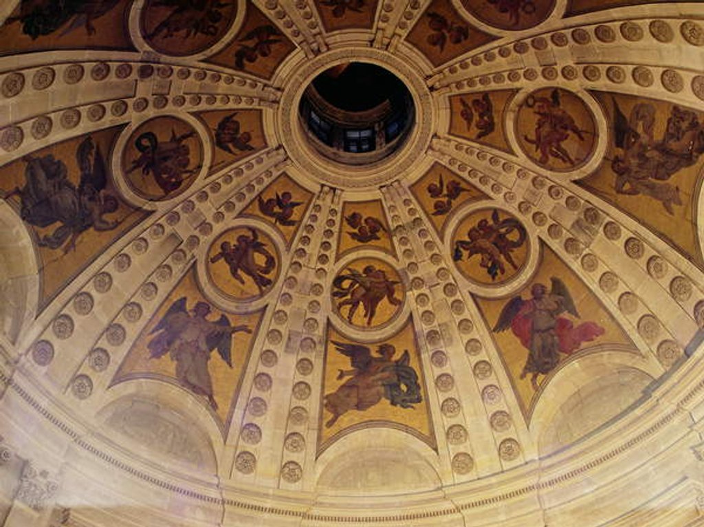 Detail of Detail of the dome, built 1635-42 by Philippe de Champaigne