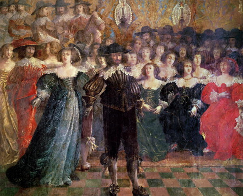 Detail of The Court Ball by Abraham Bosse