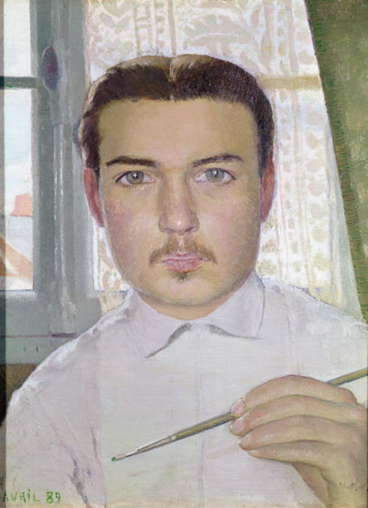 Detail of Self Portrait Aged 18, April 1889 by Maurice Denis