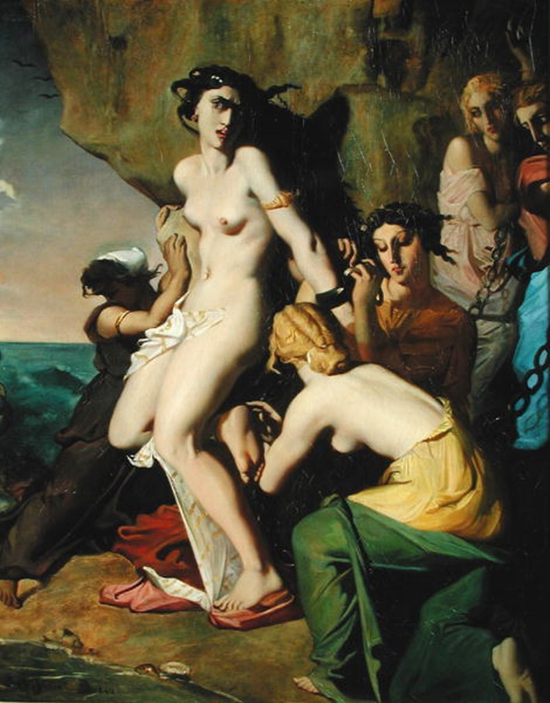 Detail of Andromeda Tied to the Rock by the Nereids, 1840 by Theodore Chasseriau
