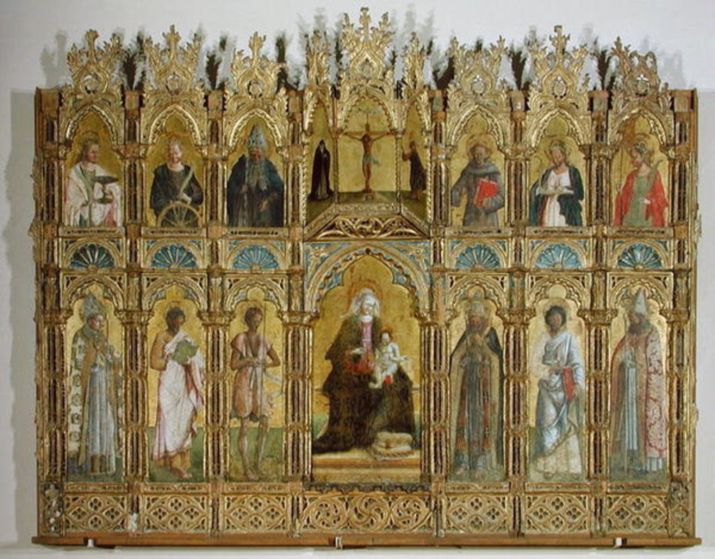 Detail of The Arzignano Polyptych by Francesco Squarcione
