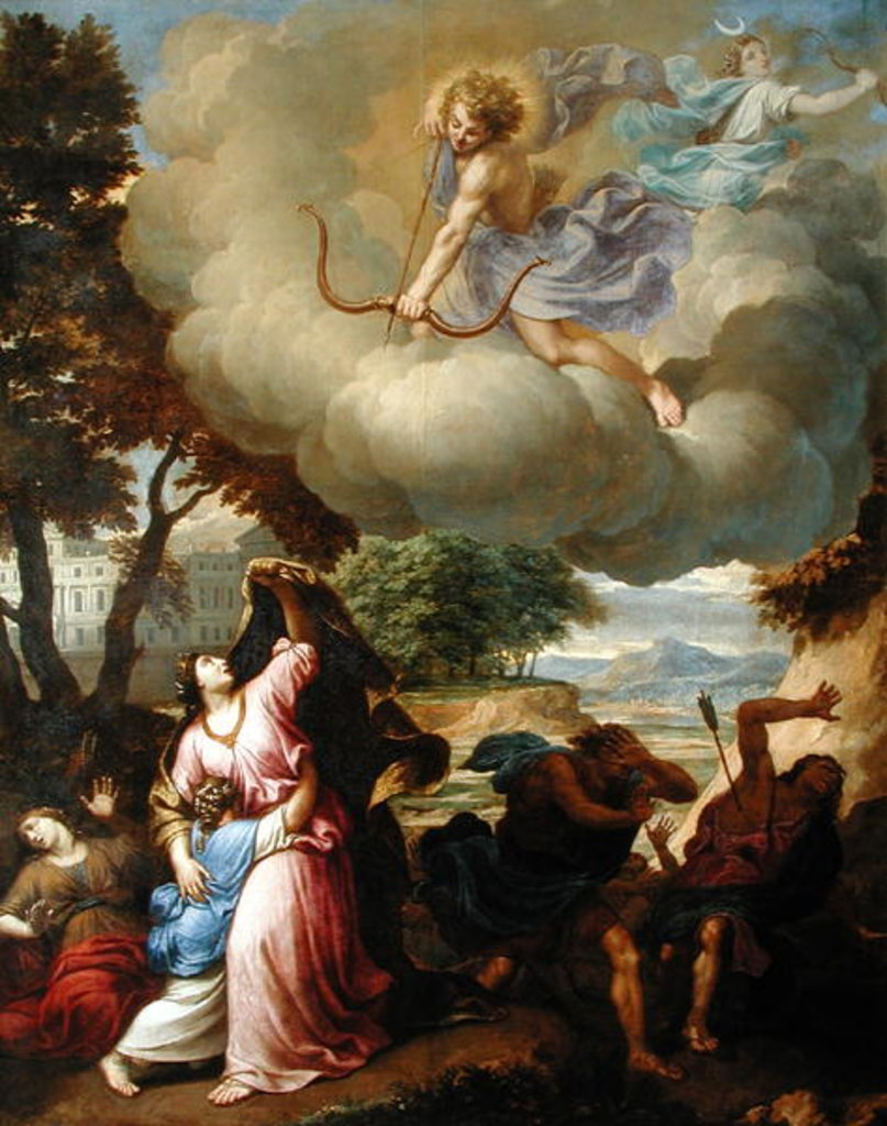 Detail of The Children of Niobe by Nicolas de Platte-Montagne